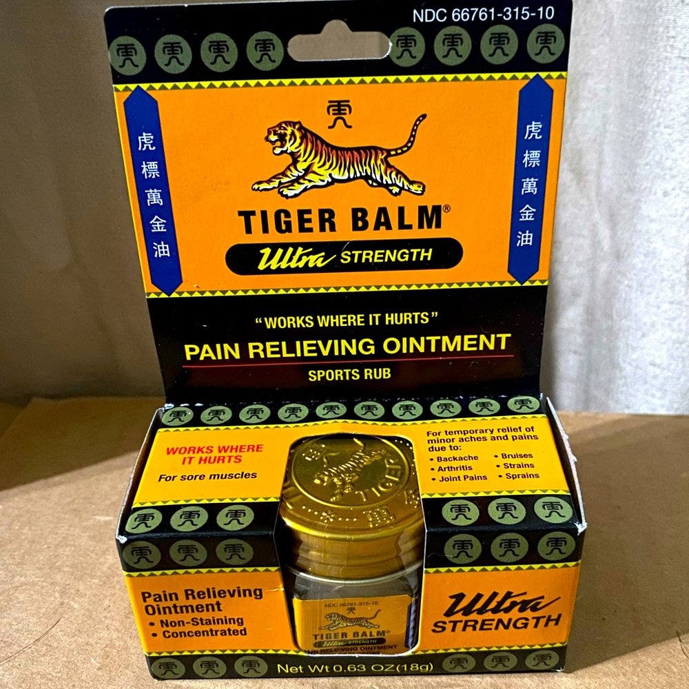 Tiger Balm Ultra Strength Sports Rub Full Size NWT